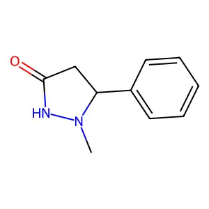 3-Pyrazolidinone, 1-methyl-5-phenyl- structure
