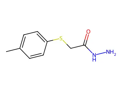 2-[(4-Methylphenyl)sulfanyl]acetohydrazide structure