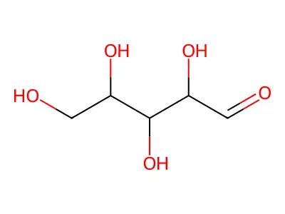 DL-阿拉伯糖 structure