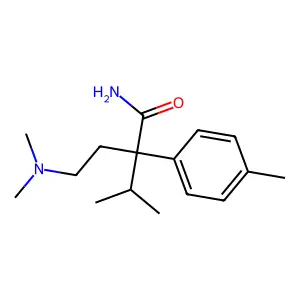 Butyramide, 4-(dimethylamino)-2-isopropyl-2-p-tolyl- structure