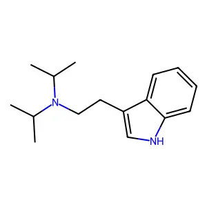 二异丙基色胺 structure