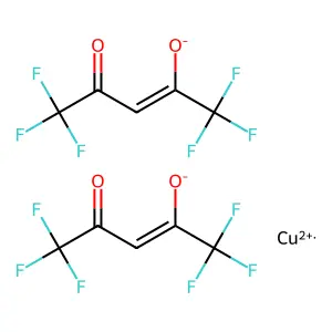 C10H2CuF12O4 structure
