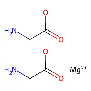 甘氨酸镁 structure