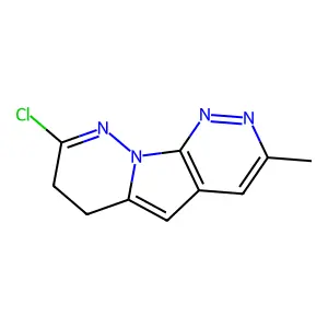 (Pyrrolo(1,5-b:2,3-c')dipyridazine,) 8-chloro-6,7-dihydro-3-methyl- structure