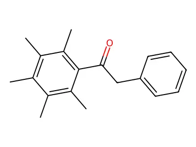 1-(Pentamethylphenyl)-2-phenylethan-1-one structure