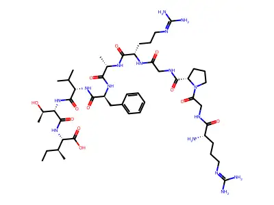HIV gp120 (318-327) structure