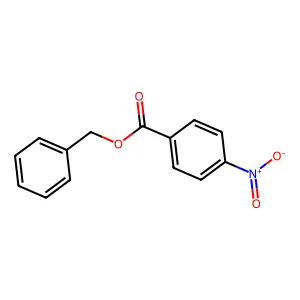 Phenylmethyl 4-nitrobenzoate structure