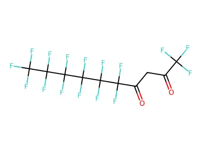 1,1,1,5,5,6,6,7,7,8,8,9,9,10,10,10-Hexadecafluorodecane-2,4-dione structure