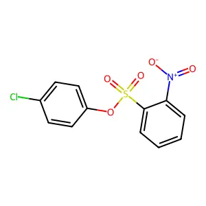 4-氯苯基 2-硝基苯磺酸酯 structure