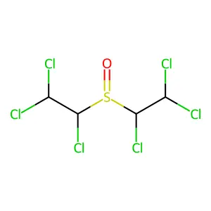 1,1,2-Trichloro-2-(1,2,2-trichloroethanesulfinyl)ethane structure