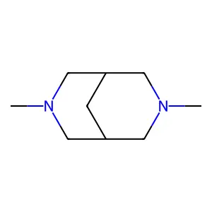 3,7-Diazabicyclo[3.3.1]nonane, 3,7-dimethyl- structure