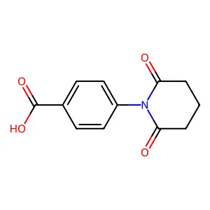 4-(2,6-Dioxopiperidin-1-yl)benzoic acid structure
