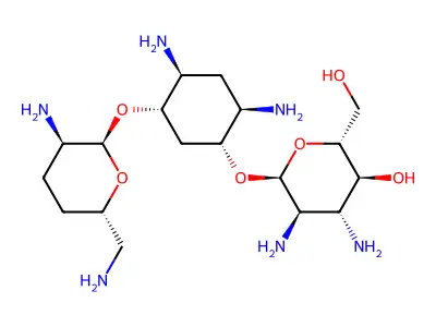2''-Amino-5,2''-dideoxydibekacin structure