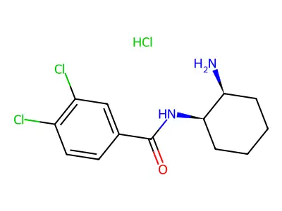 N-(2-氨基环己基)-3,4-二氯苯甲酰胺 structure