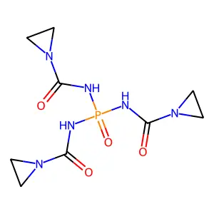1-Aziridinecarboxamide,N',N''-phosphinylidynetris- structure