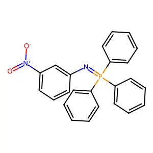 Benzenamine, 3-nitro-N-(triphenylphosphoranylidene)- structure