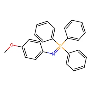 Benzenamine, 4-methoxy-N-(triphenylphosphoranylidene)- structure