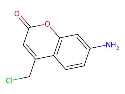 7-Amino-4-chloromethylcoumarin structure