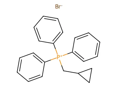 (Cyclopropylmethyl)triphenylphosphonium bromide structure
