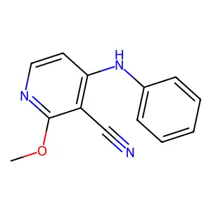 4-Anilino-2-methoxynicotinonitrile structure