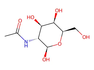 N-acetyl-beta-D-galactosamine structure