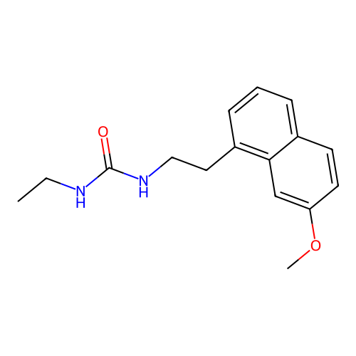 1-Ethyl-3-[2-(7-methoxynaphthalen-1-yl)ethyl]urea structure