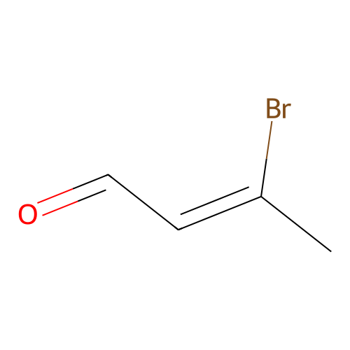 (Z)-3-bromobut-2-enal structure