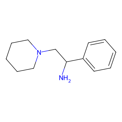 1-Phenyl-2-(piperidin-1-yl)ethan-1-amine structure