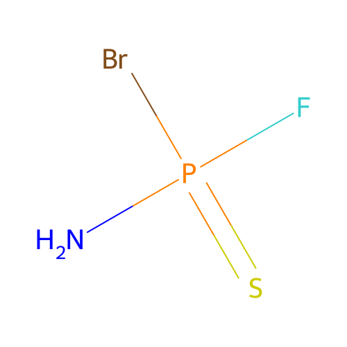 Phosphoramidothioicbromide fluoride (8CI,9CI) structure