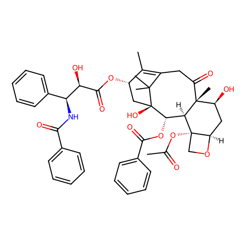 10-Deacetoxypaclitaxel structure