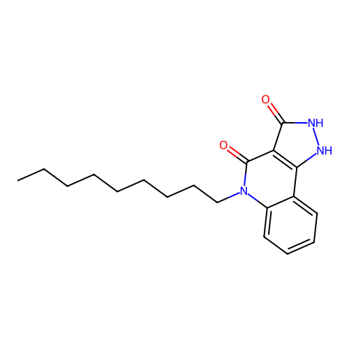 5-nonyl-1H-pyrazolo[4,3-c]quinoline-3,4(2H,5H)-dione structure