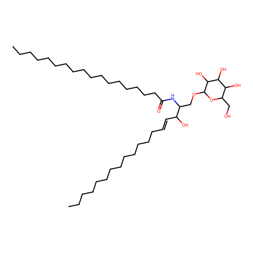 N-stearoyl cerebroside structure