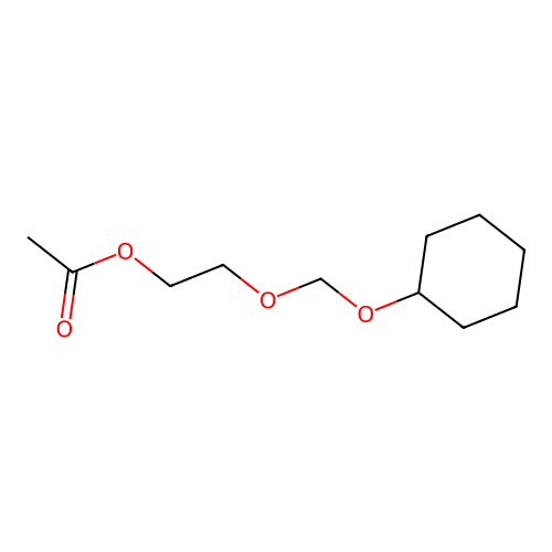 2-(Cyclohexyloxymethoxy)ethyl acetate structure