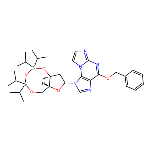 O6-Benzyl-N2,3-etheno-2'-deoxy-3',5'-O-[tetrakis(isopropyl)-1,3-disiloxanediyl] Guanosine structure