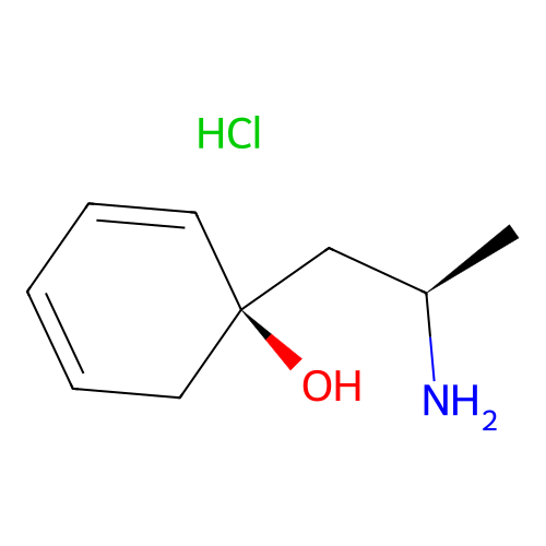 (R*,R*)-(1)-alpha-(1-Aminoethyl)benzyl alcohol hydrochloride structure