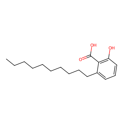 Benzoic acid, 2-decyl-6-hydroxy- structure
