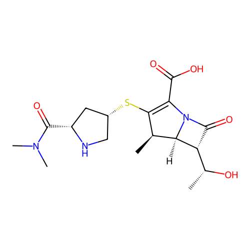 美羅培南 structure