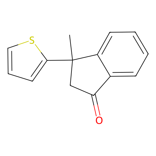 3-methyl-3-thiophen-2-yl-2H-inden-1-one structure