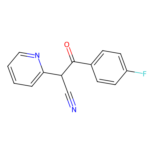 3-(4-Fluorophenyl)-3-oxo-2-pyridin-2-ylpropanenitrile structure