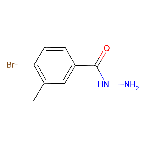 4-Bromo-3-methylbenzohydrazide structure