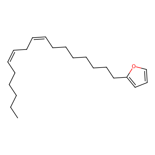 Heptadecadienyl furan structure