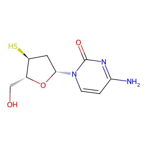2'-Deoxy-3'-thioCytidine structure