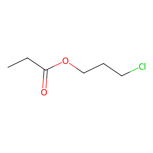 1-Propanol, 3-chloro, propionate structure