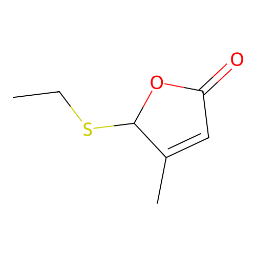 2-ethylsulfanyl-3-methyl-2H-furan-5-one structure