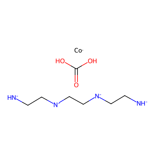 2-Azanidylethyl-[2-(2-azanidylethylazanidyl)ethyl]azanide;carbonic acid;cobalt structure