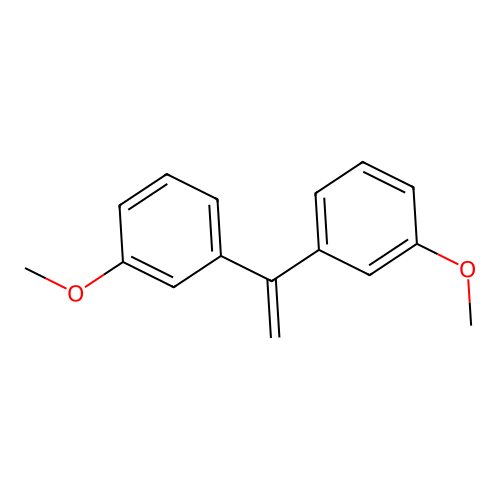 1,1-Bis-(3-methoxyphenyl)ethene structure