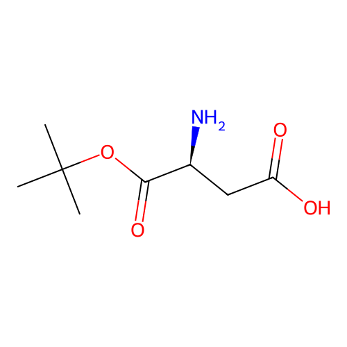 (3S)-3-amino-4-(tert-butoxy)-4-oxobutanoic acid structure