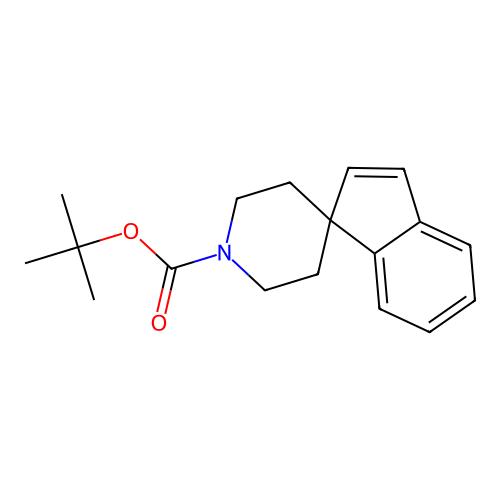 Tert-butyl Spiro[indene-1,4'-piperidine]-1'-carboxylate structure