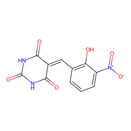 5-[(2-Hydroxy-3-nitrophenyl)methylidene]-1,3-diazinane-2,4,6-trione structure