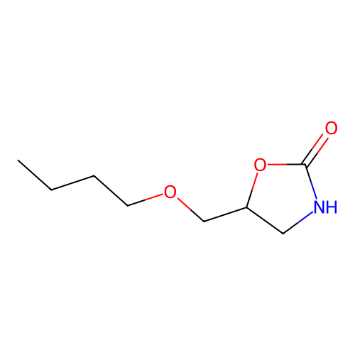 5-(Butoxymethyl)-1,3-oxazolidin-2-one structure
